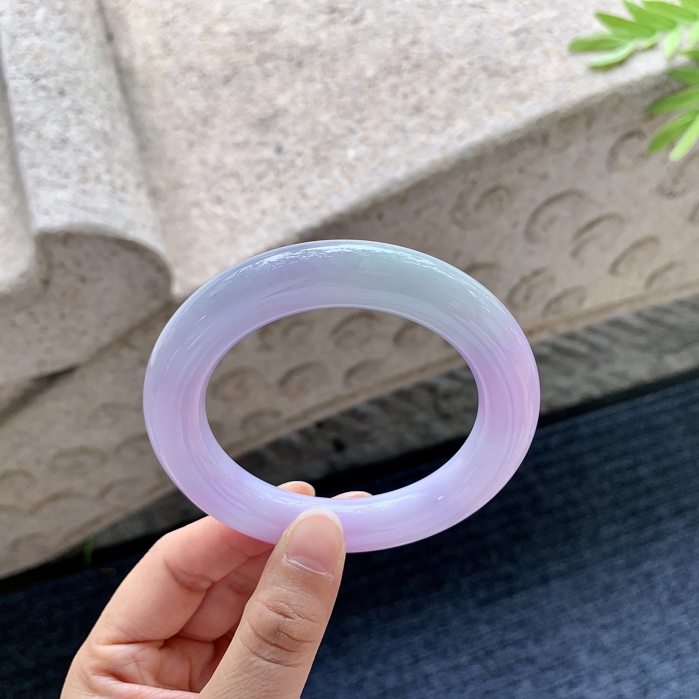 圆条55 56，细糯粉紫，水润，种老，细腻，无裂