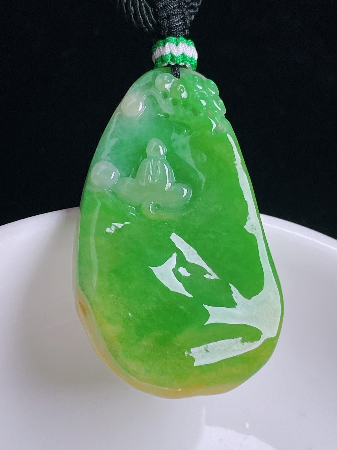 辣绿悟道，老种起光，细底通透，0911