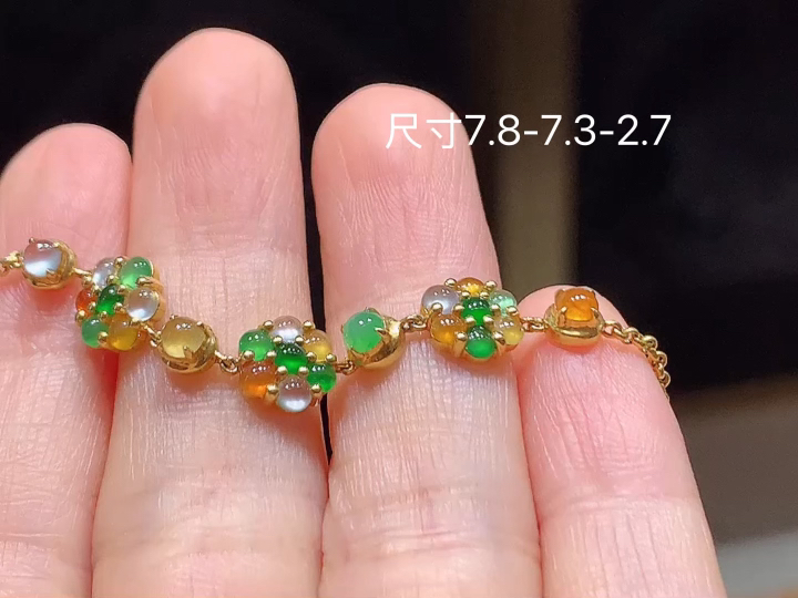 ️ 多彩手链  尺寸，7.8-7.3-2.7