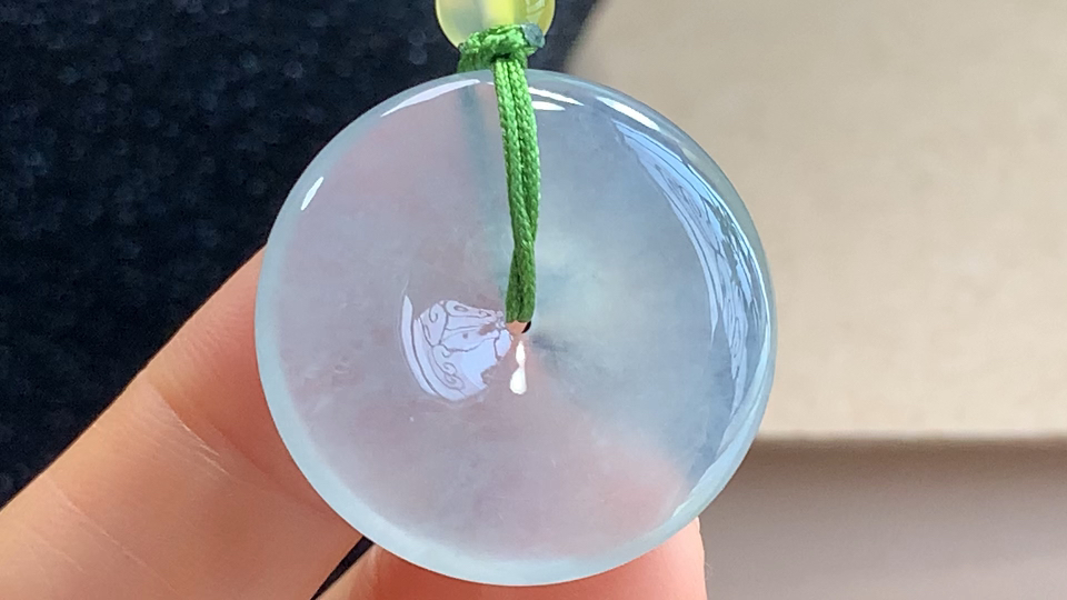 ️ 平安扣，无裂，尺寸27.0-5.0mm，包A附证书