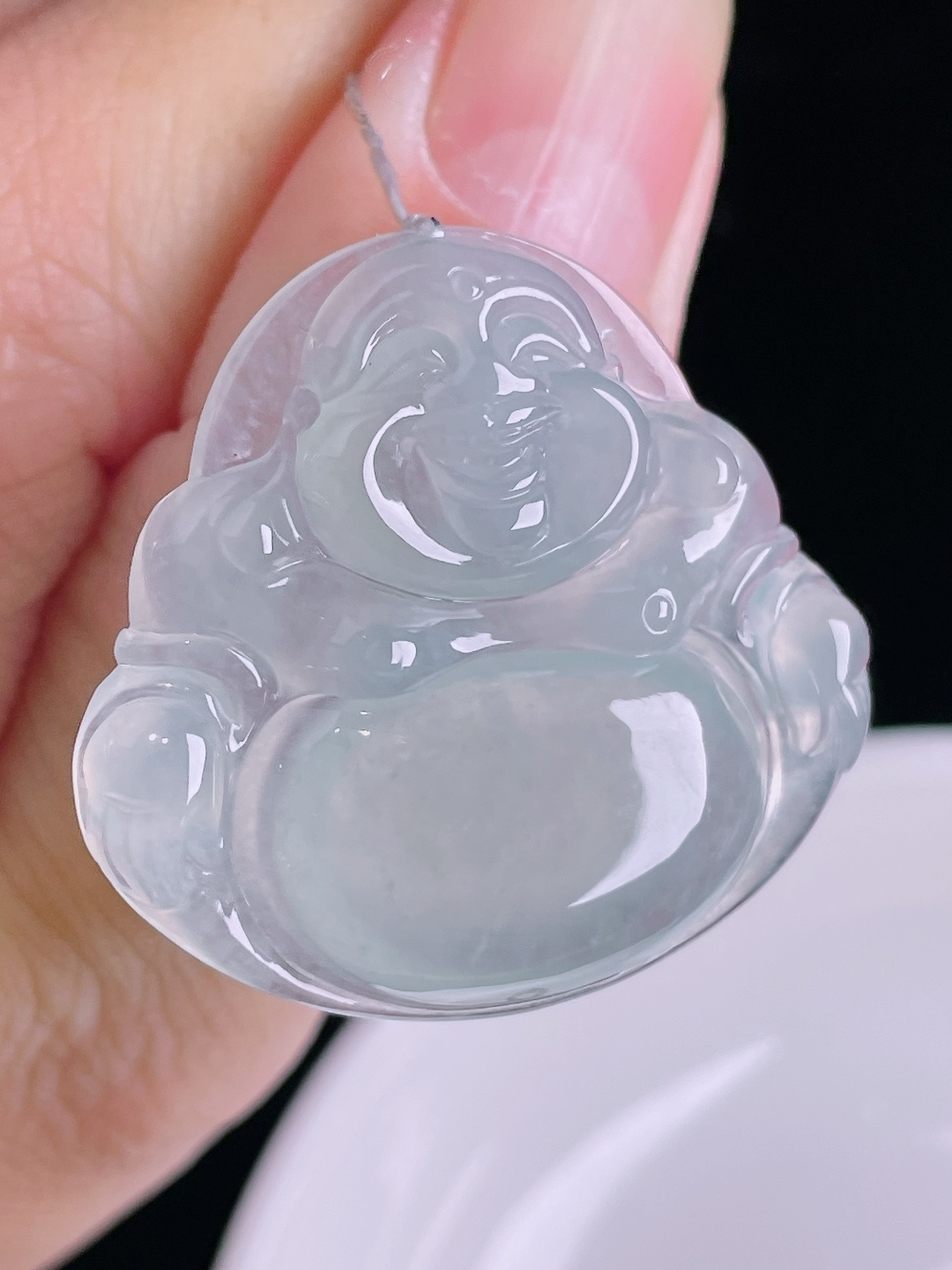 ️佛公，老种起光，细底通透，尺寸：31.8/34/5.8mm0912
