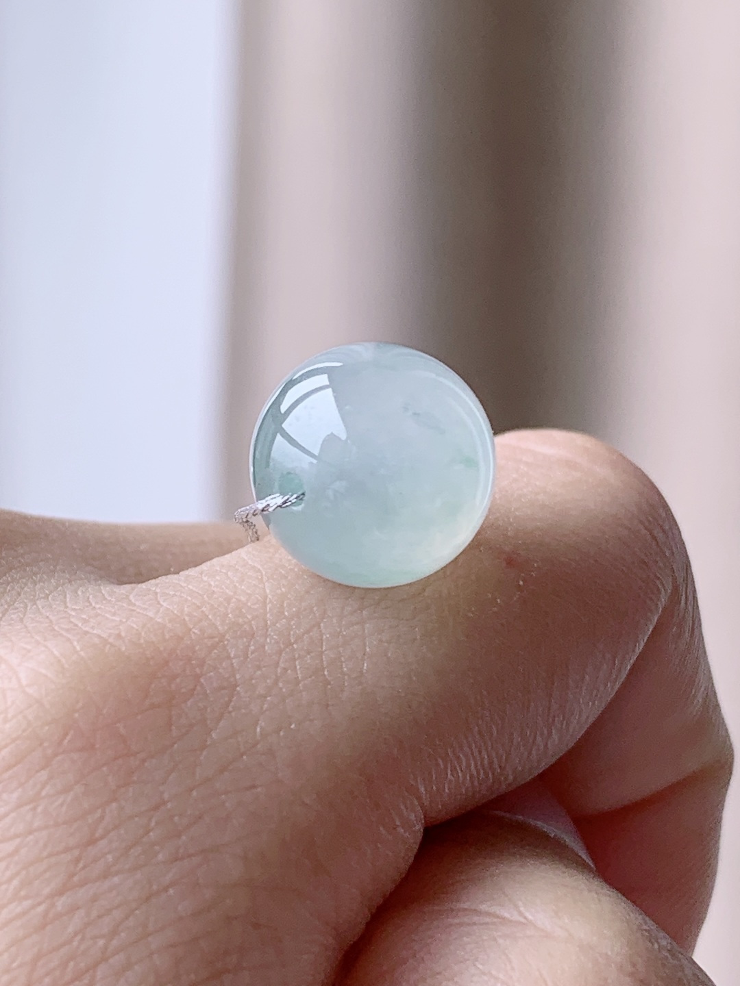 冰飘晴绿花路路通圆珠子 性比高 飘花 12.5mm 3.8克
