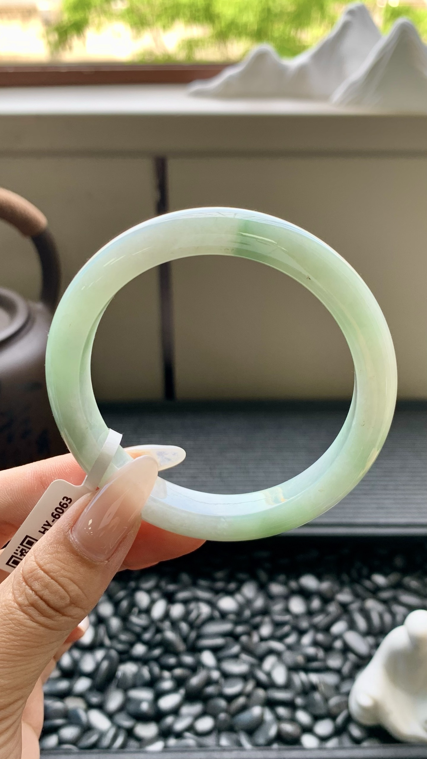 飘绿正圈成品HY-6063尺寸：57-11-8