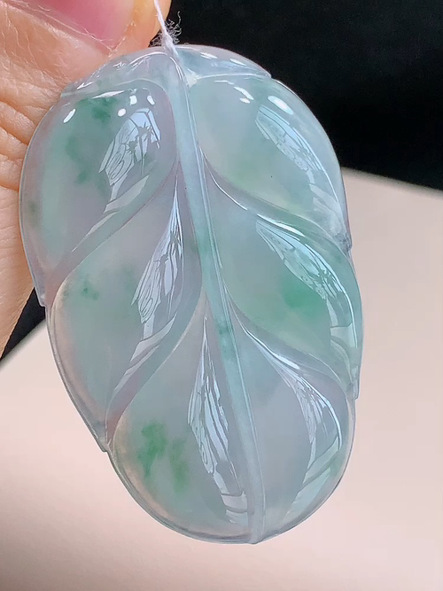 ️ 叶子， 无裂，尺寸50.8-34.1-6.1mm，包A附证书