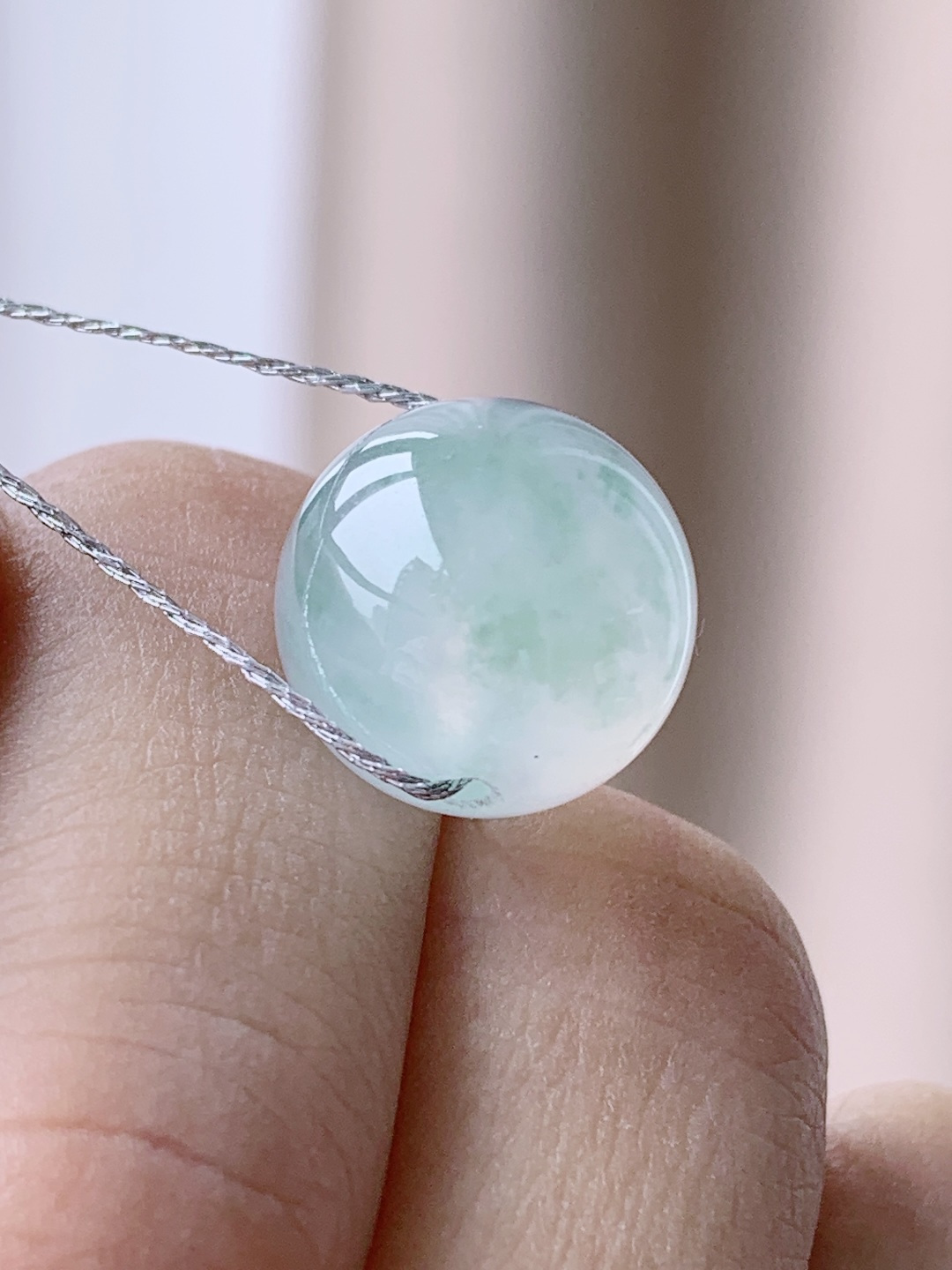 冰飘晴绿花路路通圆珠子 性比高 飘花 12.5mm 3.8克