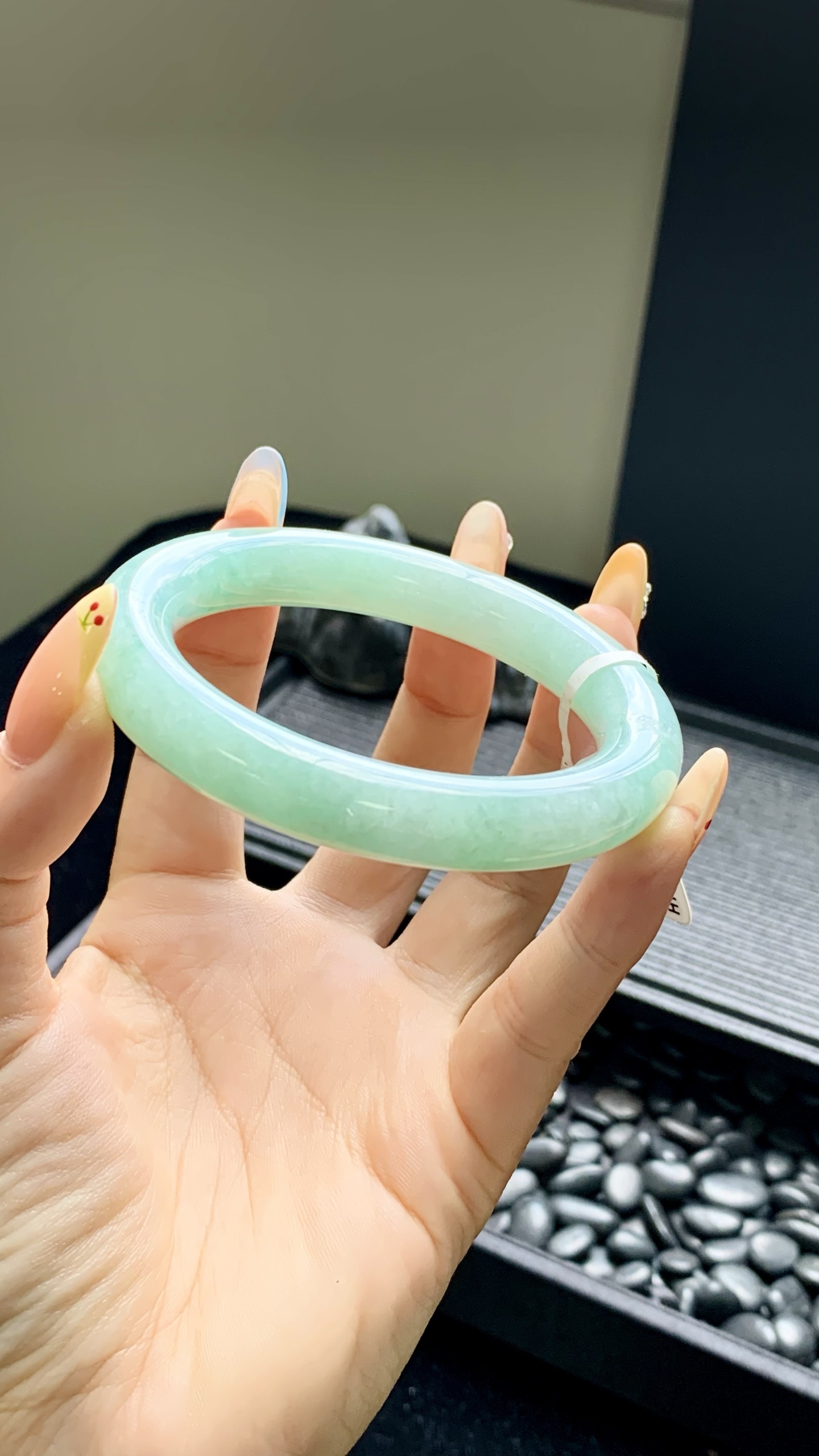 湖水绿圆条成品 HYY-3967 尺寸：56-10.5-10