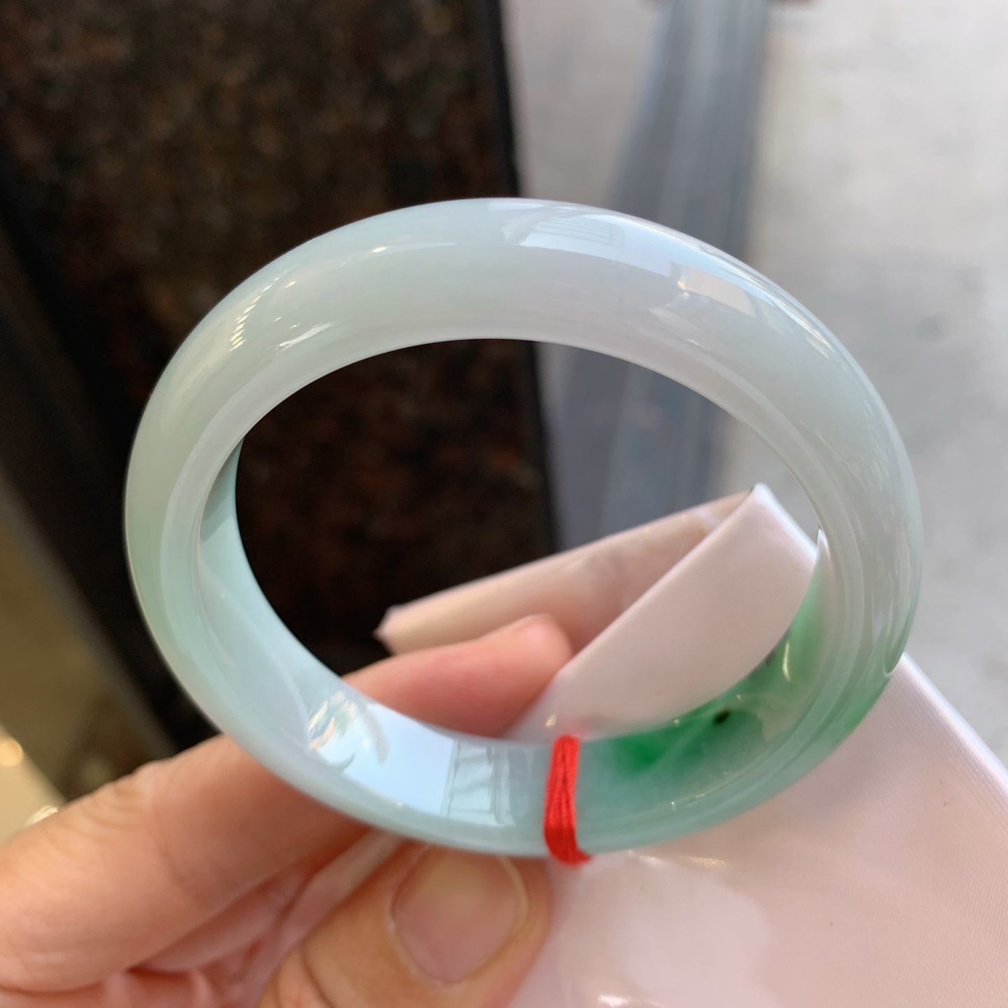正圈飘绿 无裂