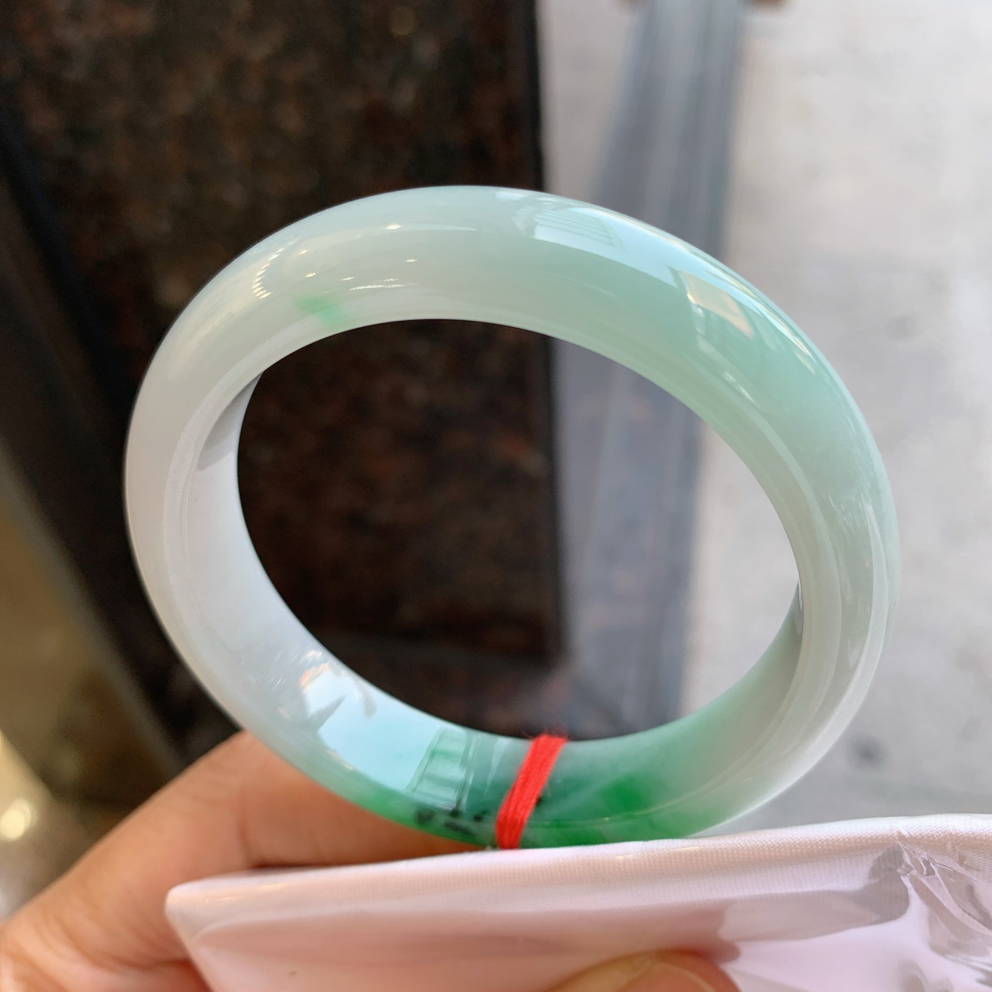 正圈飘绿 无裂