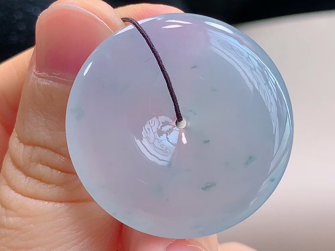 ️ 平安扣，无裂，尺寸30.9-5.6mm，包A附证书