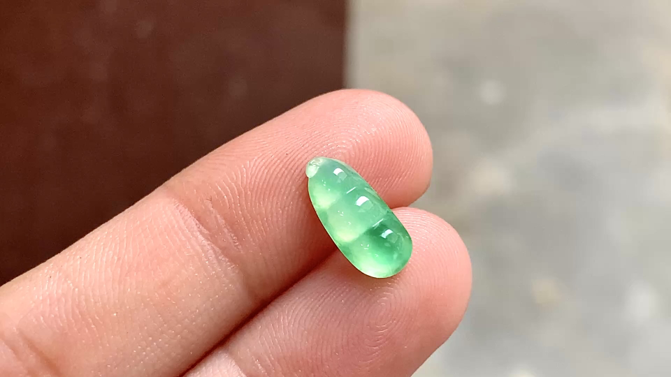 ️ 木纳绿福豆 12.5*5.6*3 无裂