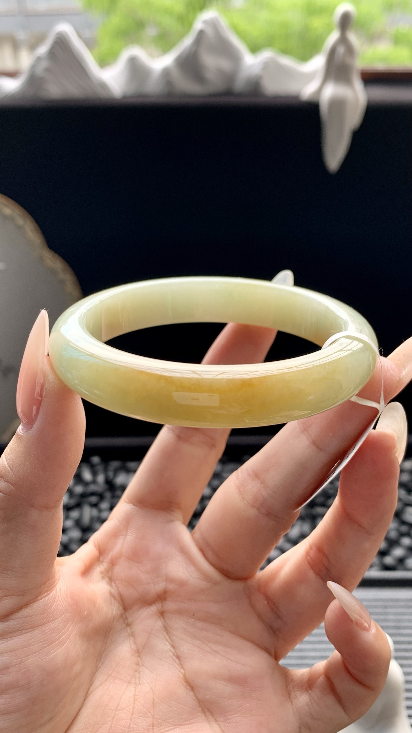 黄翡正圈成品 HYY-5866 尺寸：54-11-8