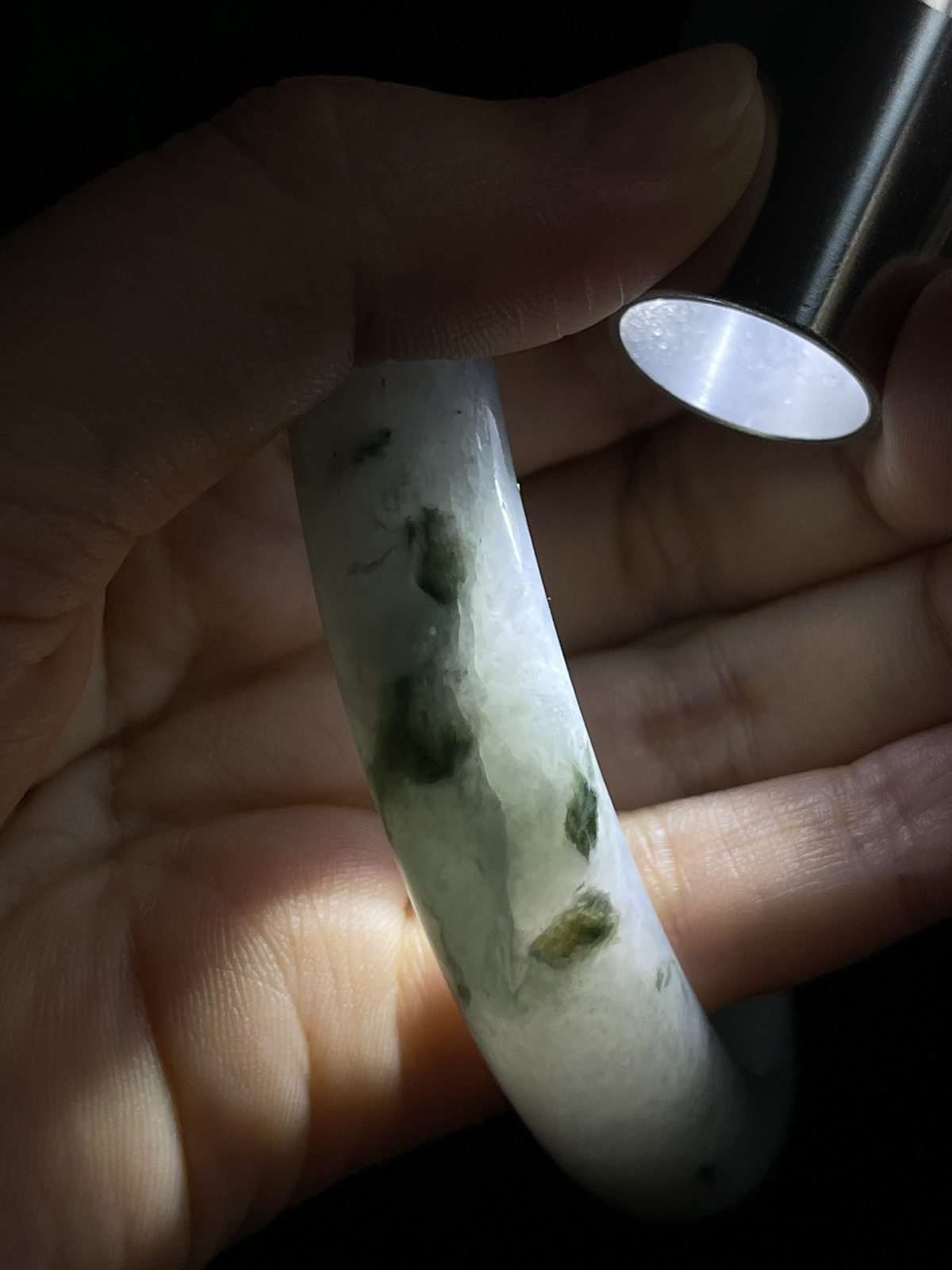 正圈58.5圈口，翡翠手镯