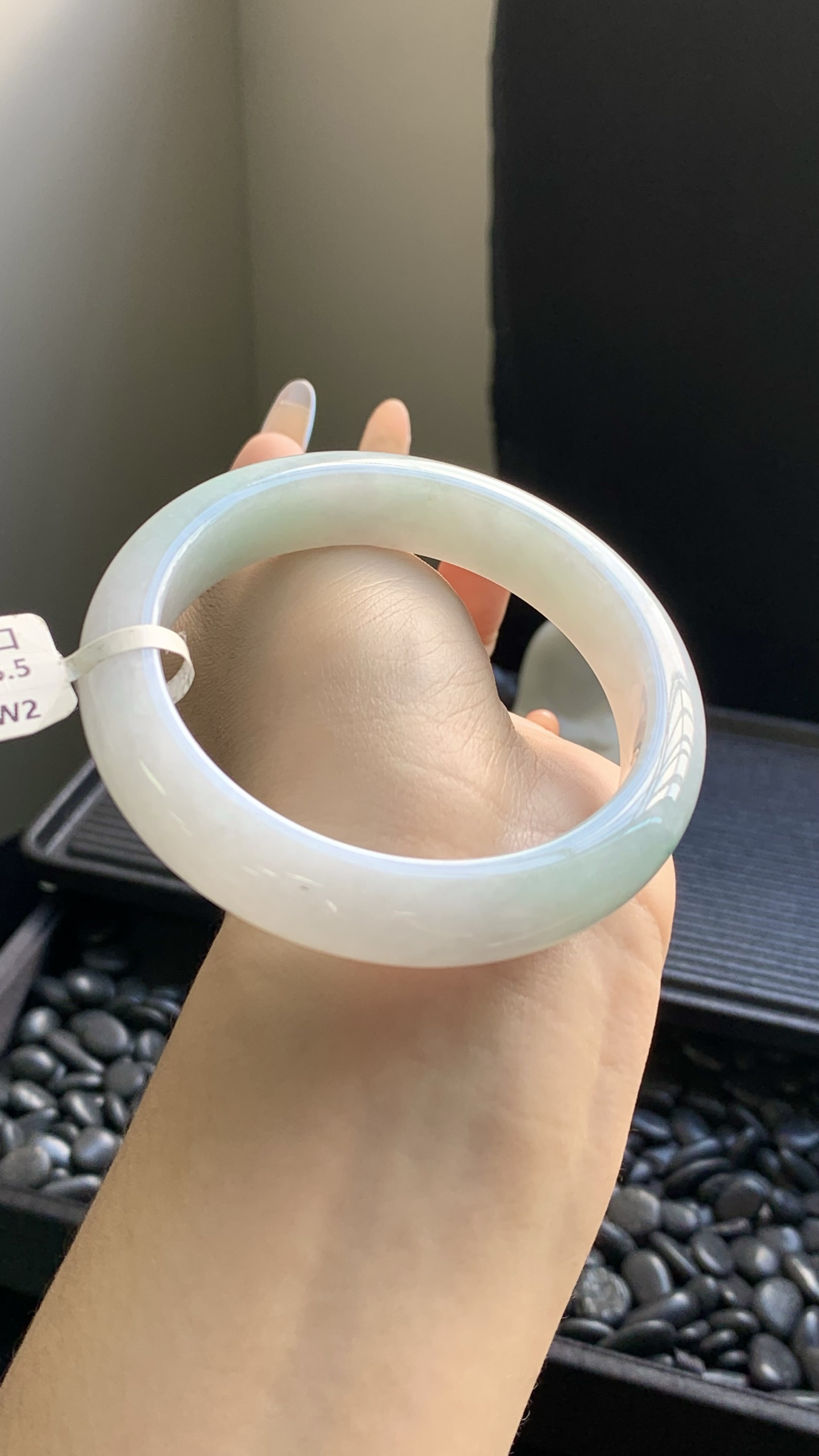 飘绿正圈成品 HY-6675 尺寸：55.5-12.5-8