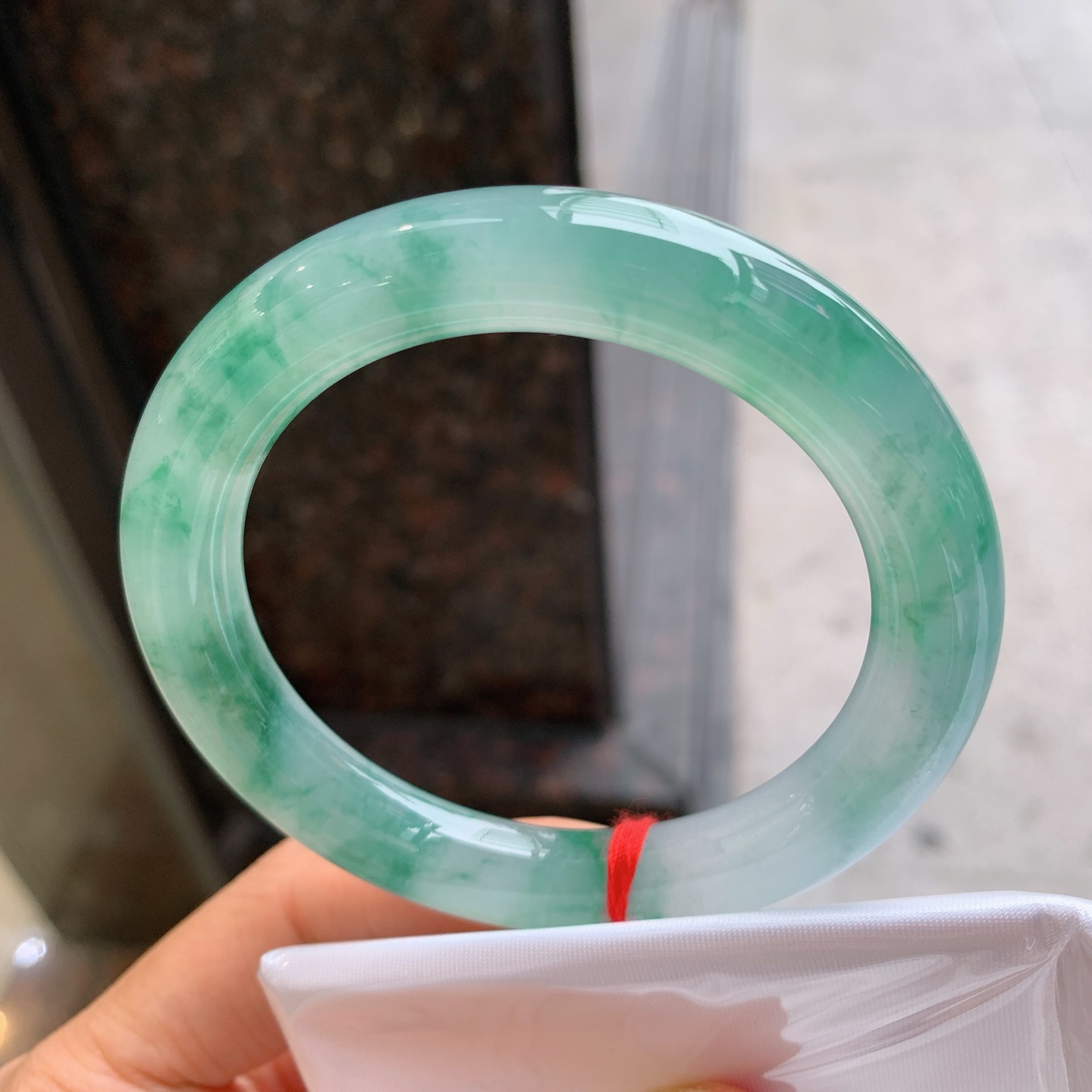 圆条冰飘花 无裂 尺寸：56/10.3 冰润