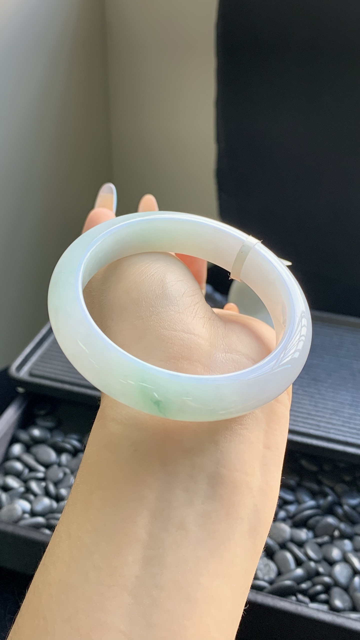 飘绿正圈成品 HY-6675 尺寸：55.5-12.5-8
