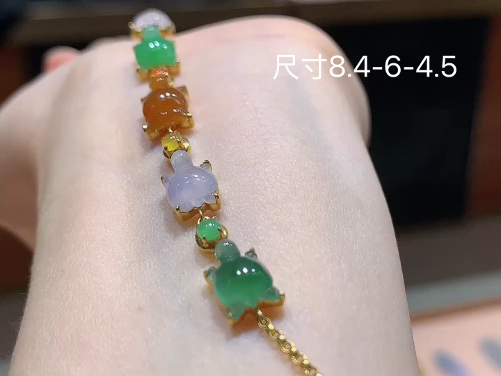 ️多彩手链  尺寸，8.4-6-4.5