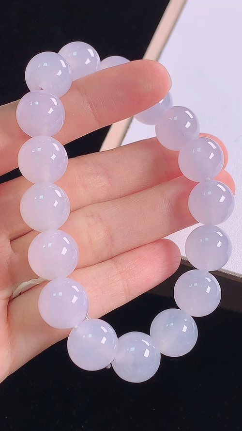 ️冰紫手链，尺寸:12.1-12.1mm 8