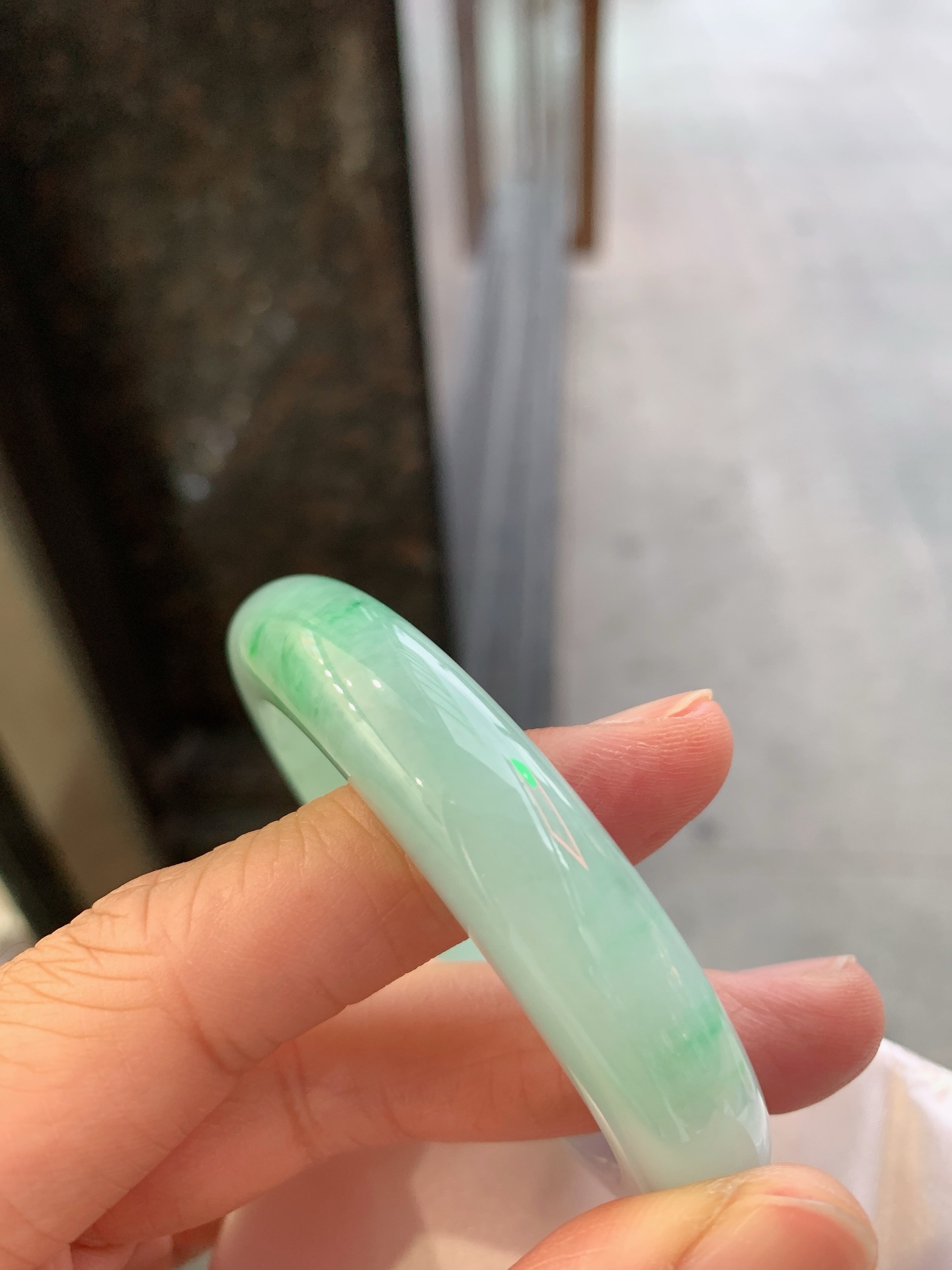 正圈春带彩 微细纹 尺寸：55/12.3/9.8 色阳