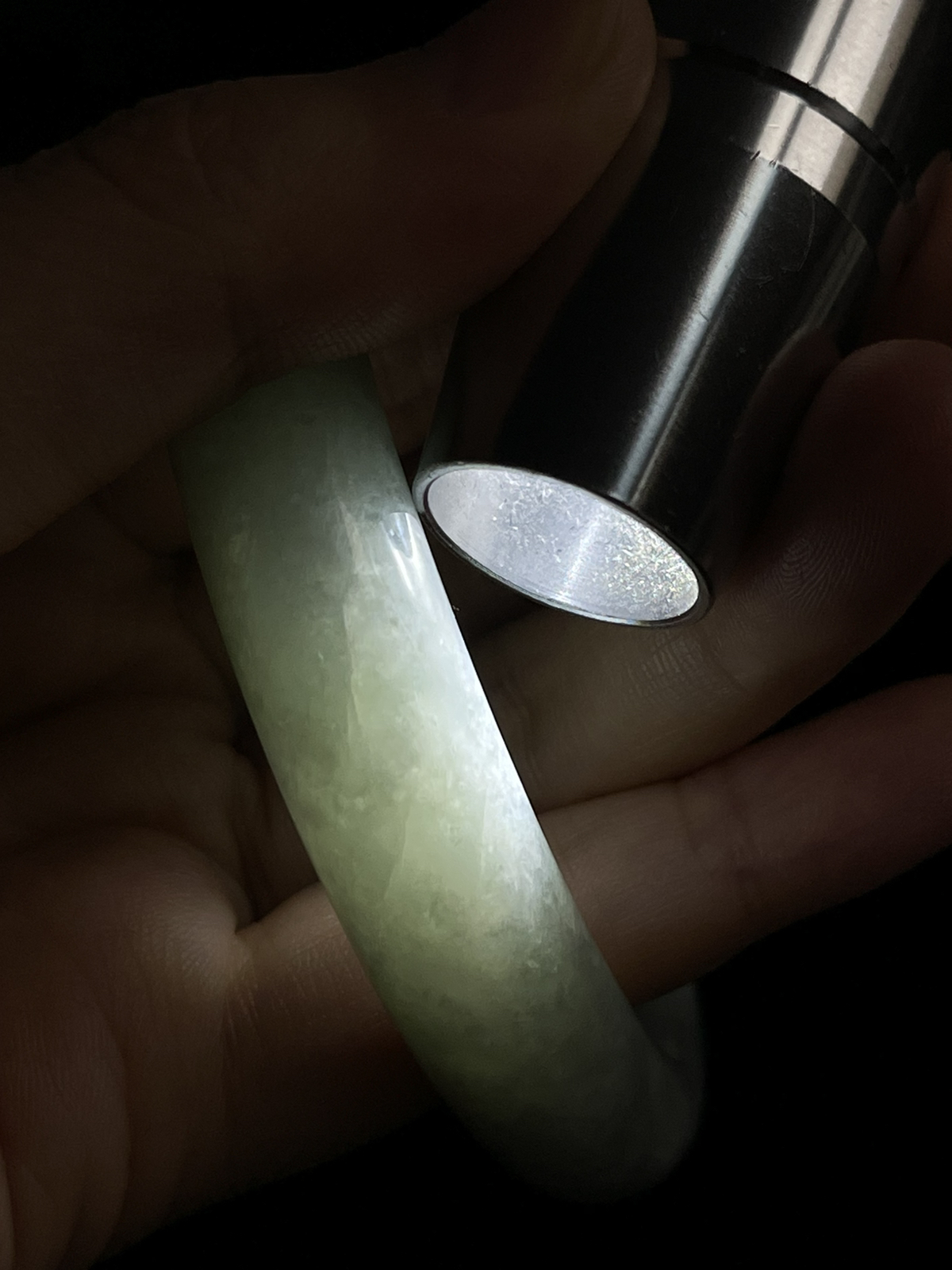 正圈58圈口，翡翠手镯