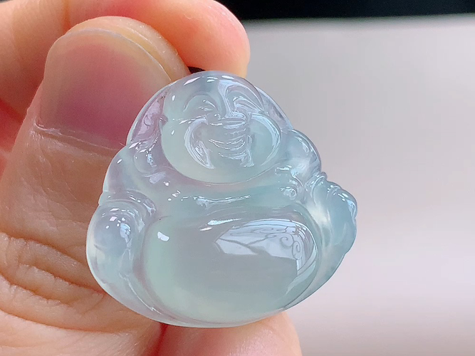 ️ 笑佛，无裂，尺寸26.6-23.3-6.1mm，包A附证书