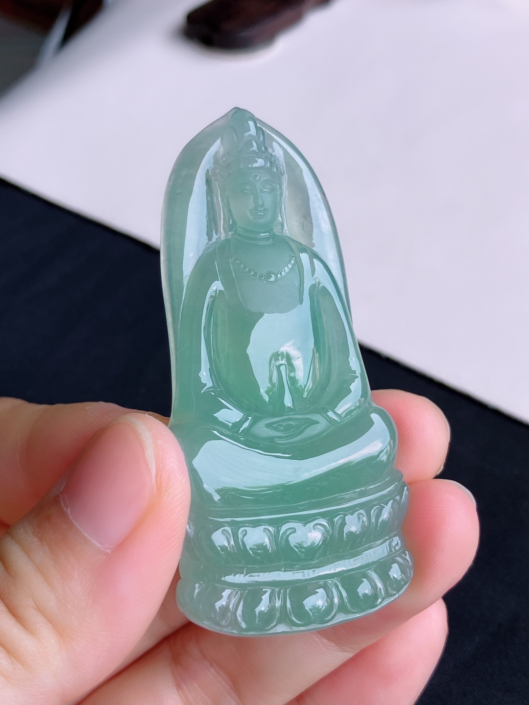 ️，底色素衣观音，晶莹剔透，尺寸66/31/7/自然光实拍