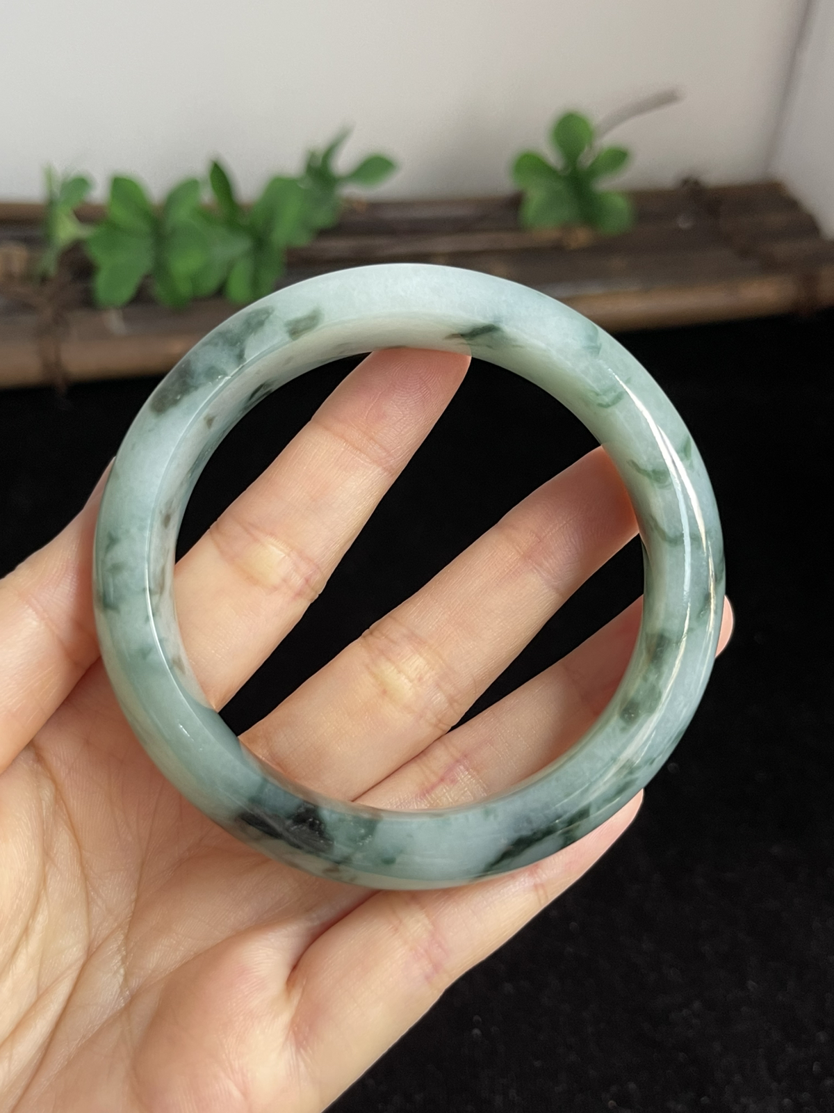 正圈59圈口，翡翠手镯