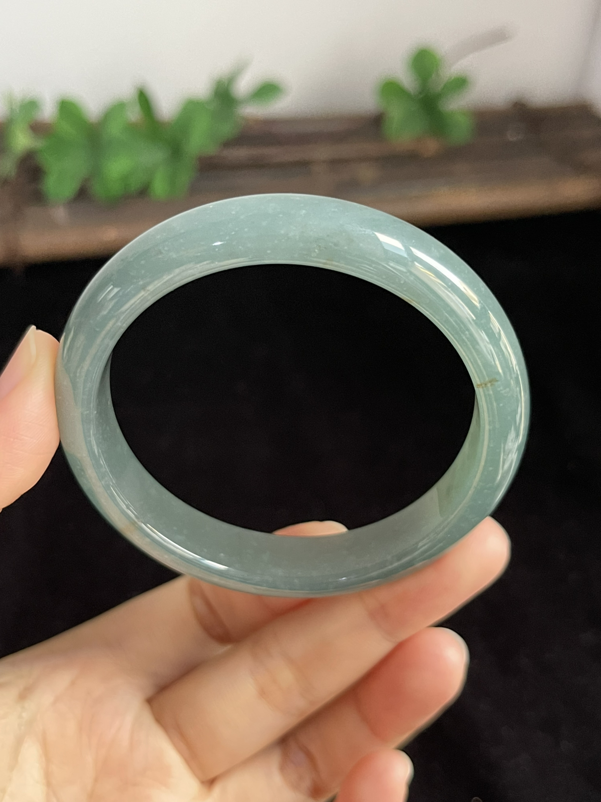 正圈53.8圈口，翡翠手镯