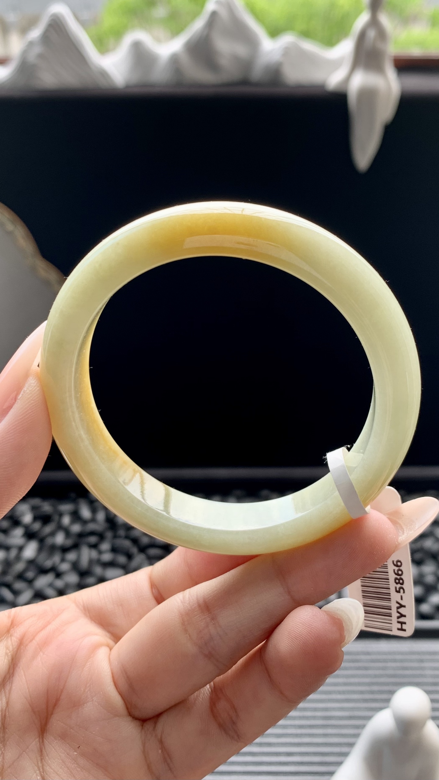 黄翡正圈成品 HYY-5866 尺寸：54-11-8