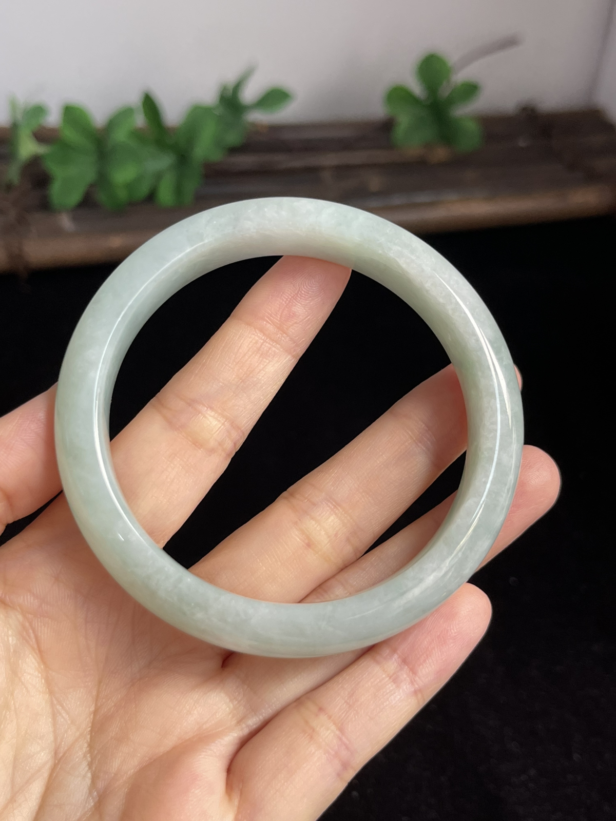 正圈58圈口，翡翠手镯