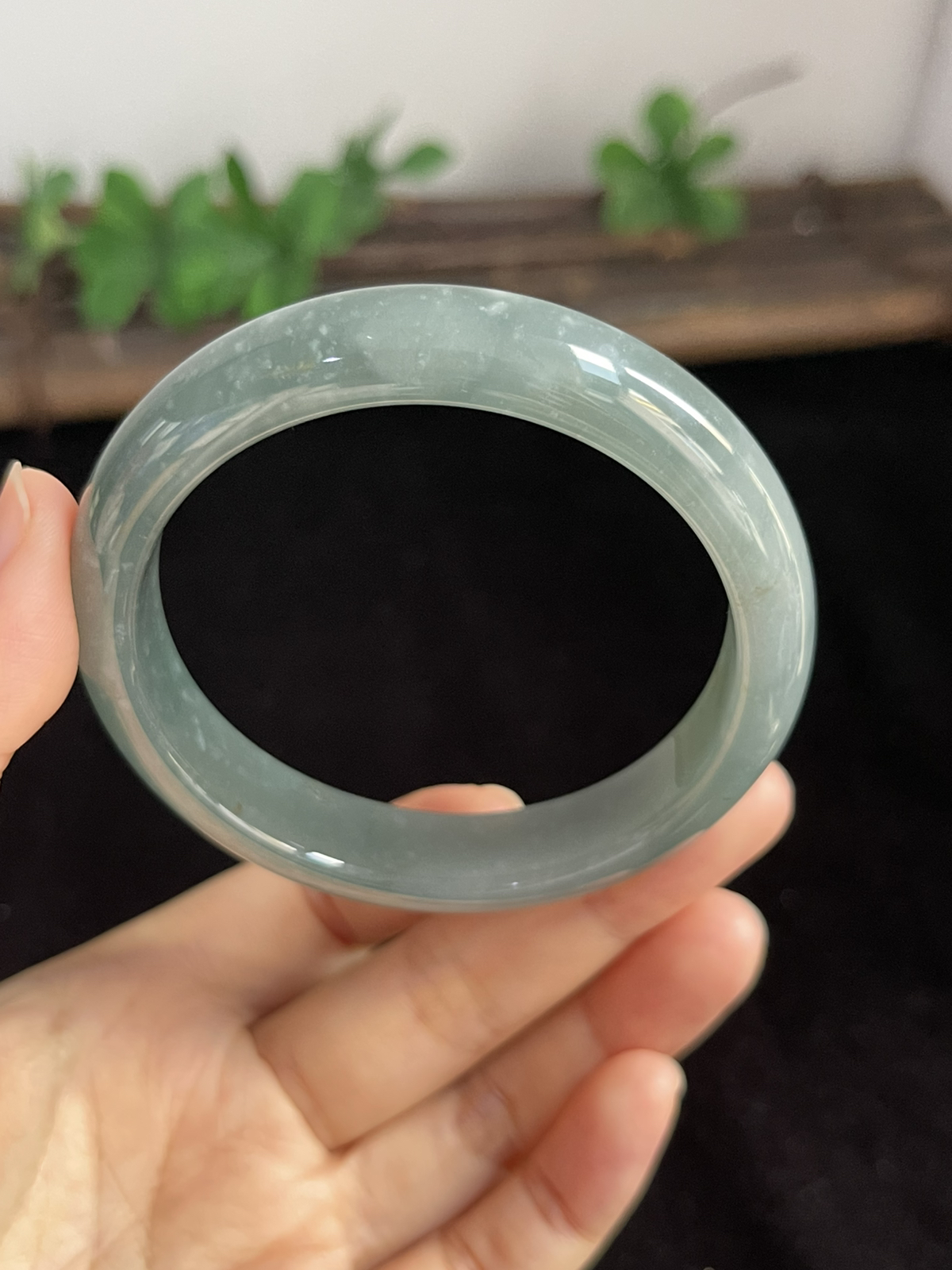 正圈56圈口，翡翠手镯