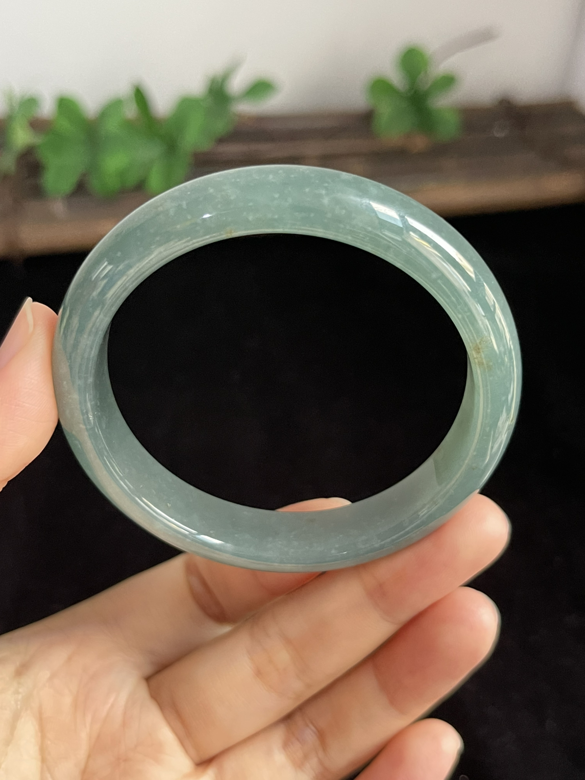 正圈53.8圈口，翡翠手镯