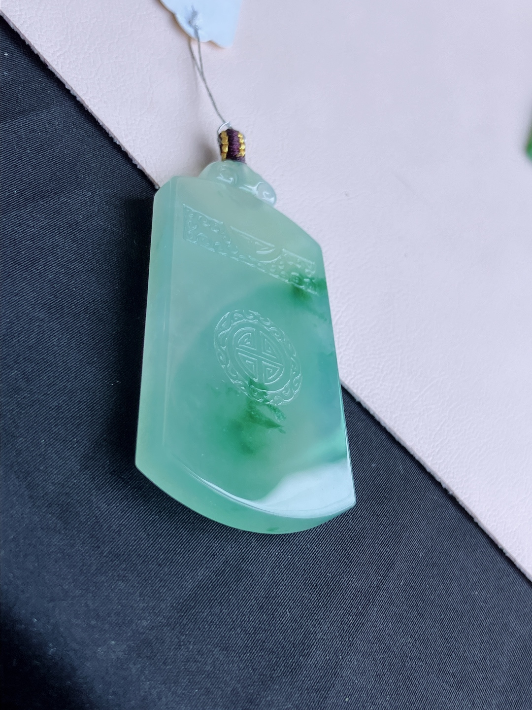 ️，冰飘花平安牌，意境美，尺寸54.5/32.3/5.8/自然光实拍