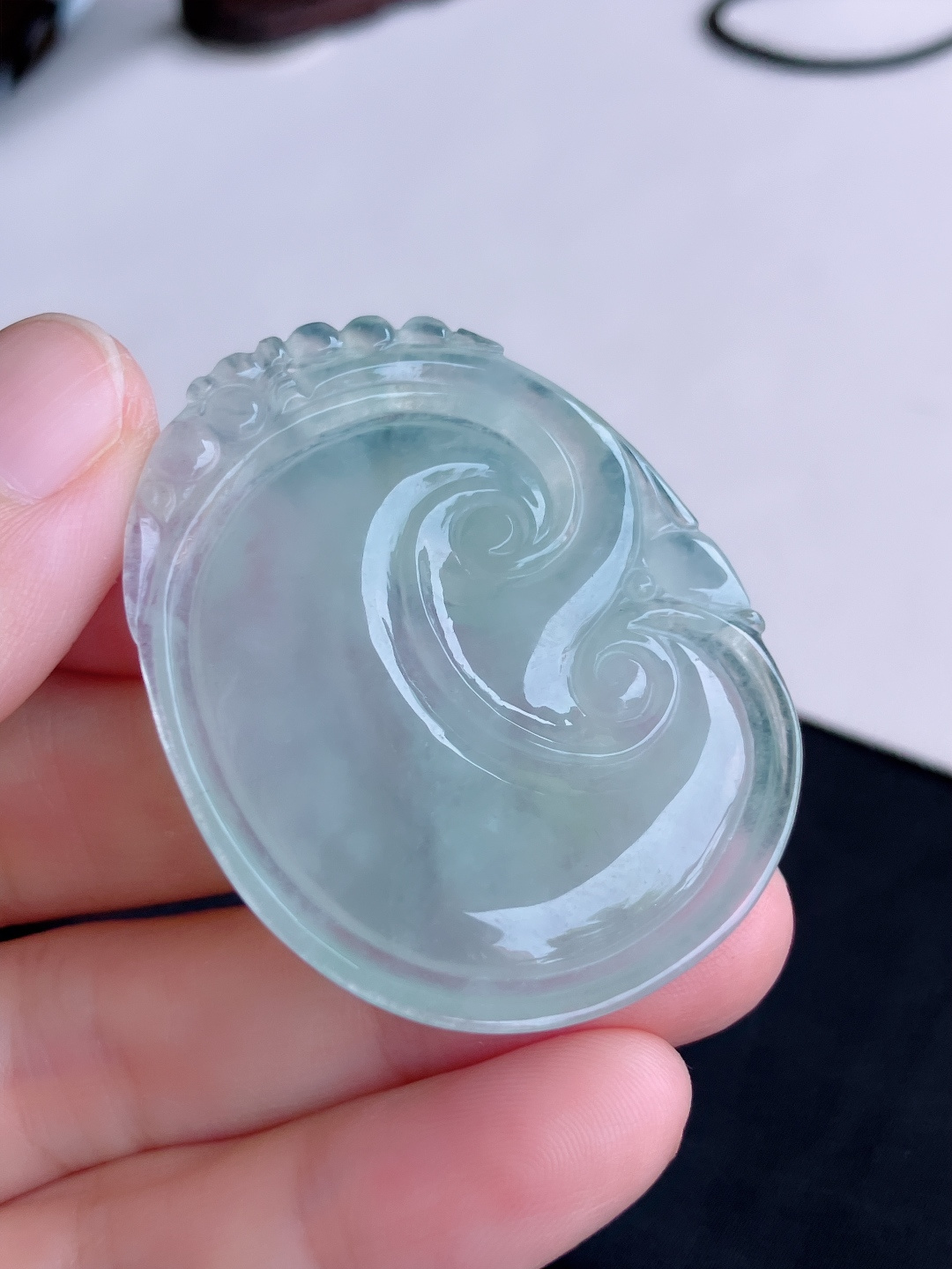 ️冰透大如意，晶莹剔透，尺寸48.6/38/6/自然光实拍
