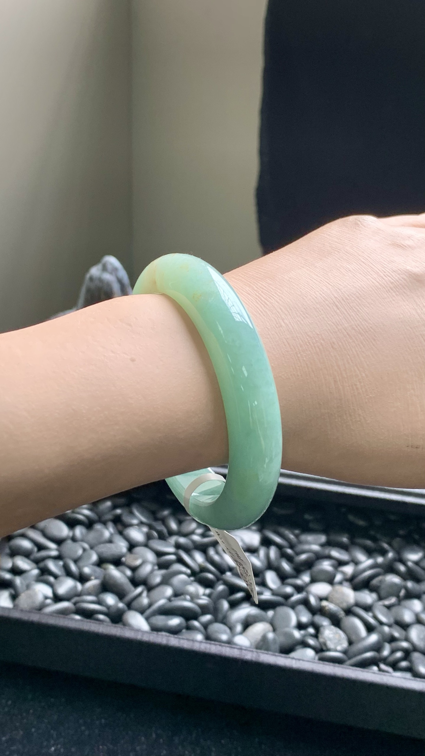 果绿洒金正圈成品 HYY-8706 尺寸：55-12-9