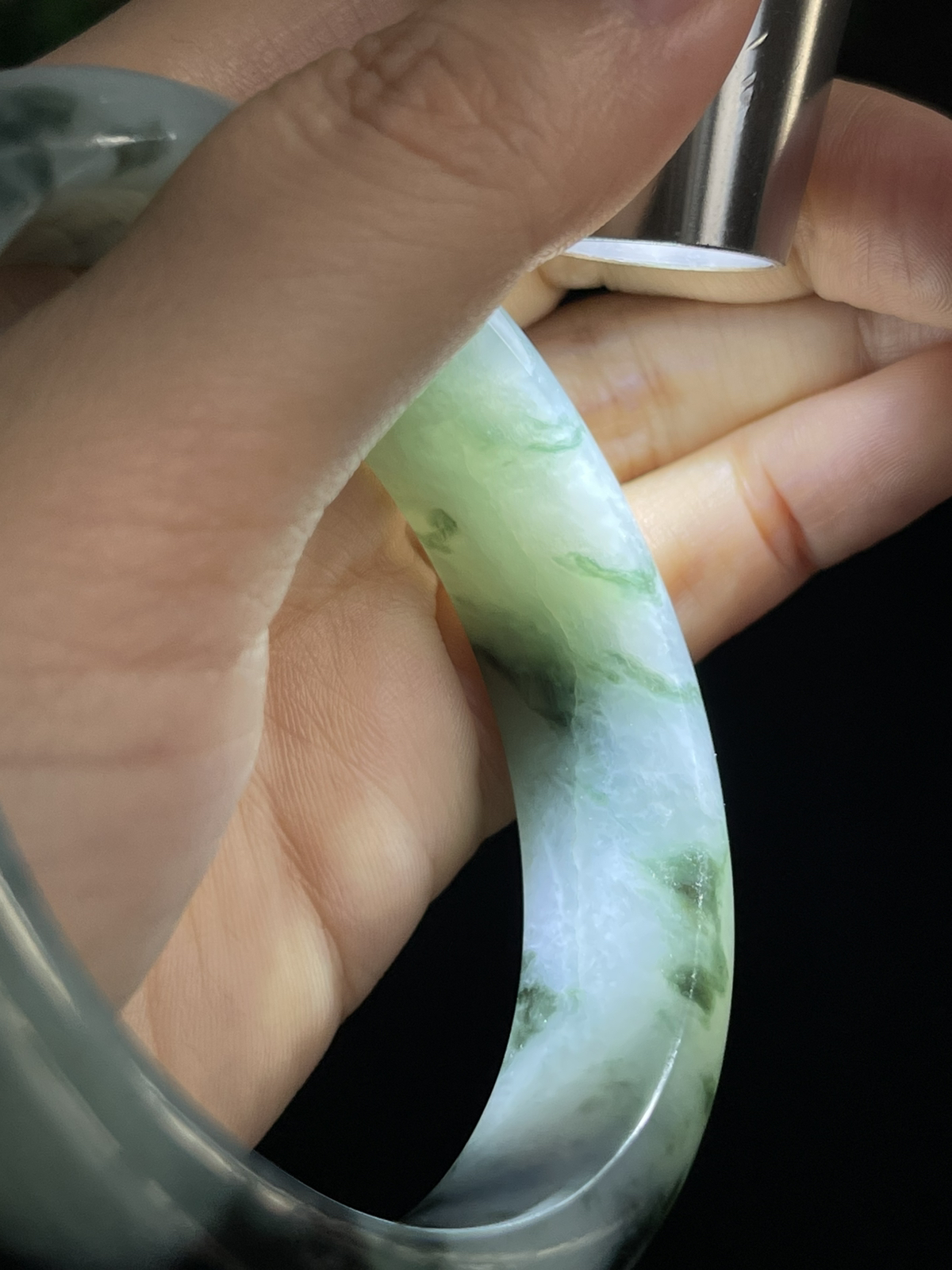 正圈59圈口，翡翠手镯
