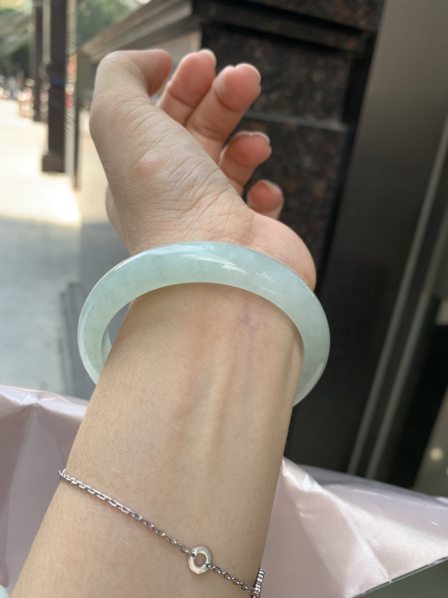 晴绿底洒金正圈 56-7.4-11.1 0913-N1560 打灯棉线