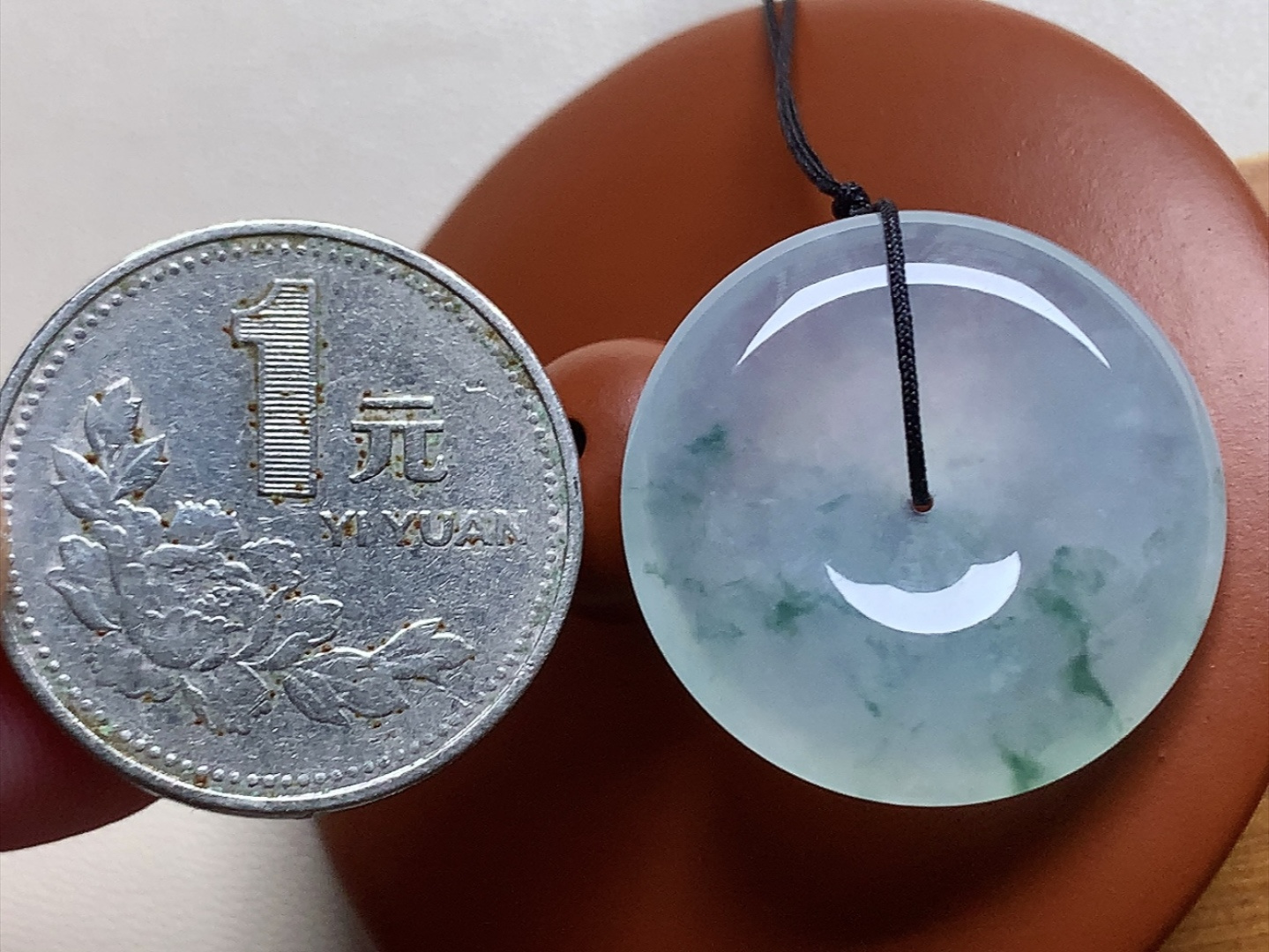 ️ 冰种飘花怀古 飘花素雅，种水，无裂尺寸25*5.3