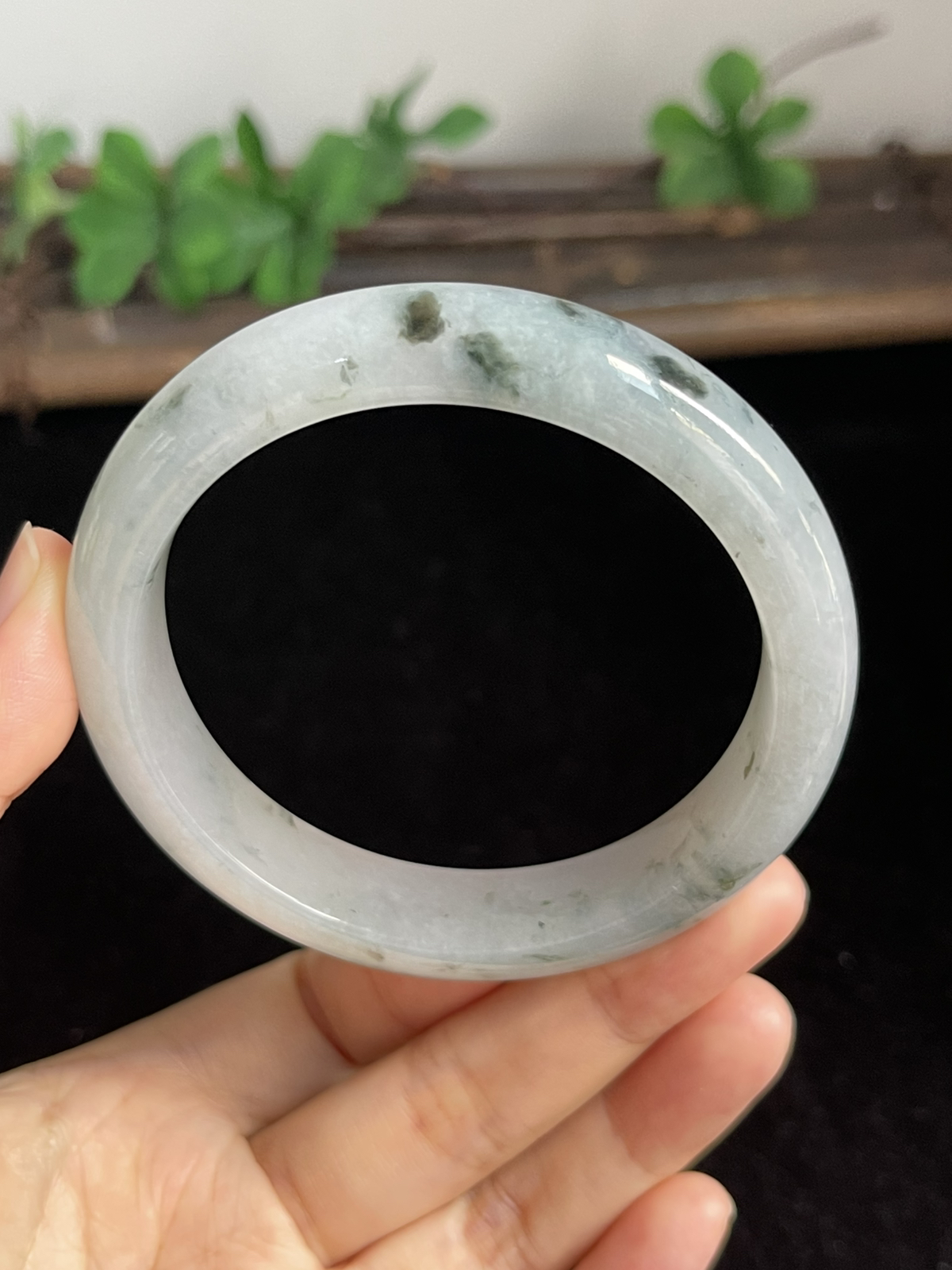 正圈58.5圈口，翡翠手镯