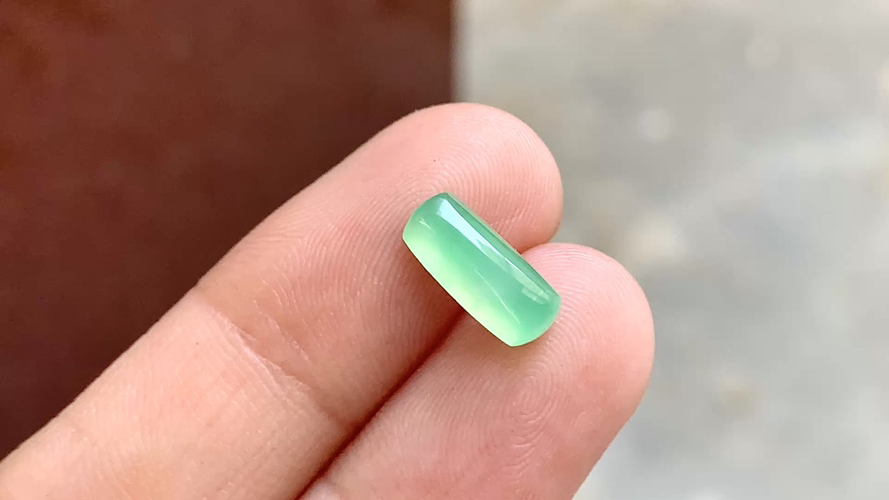 ️ 木纳绿马鞍 11.2*4.8*3.5 完整