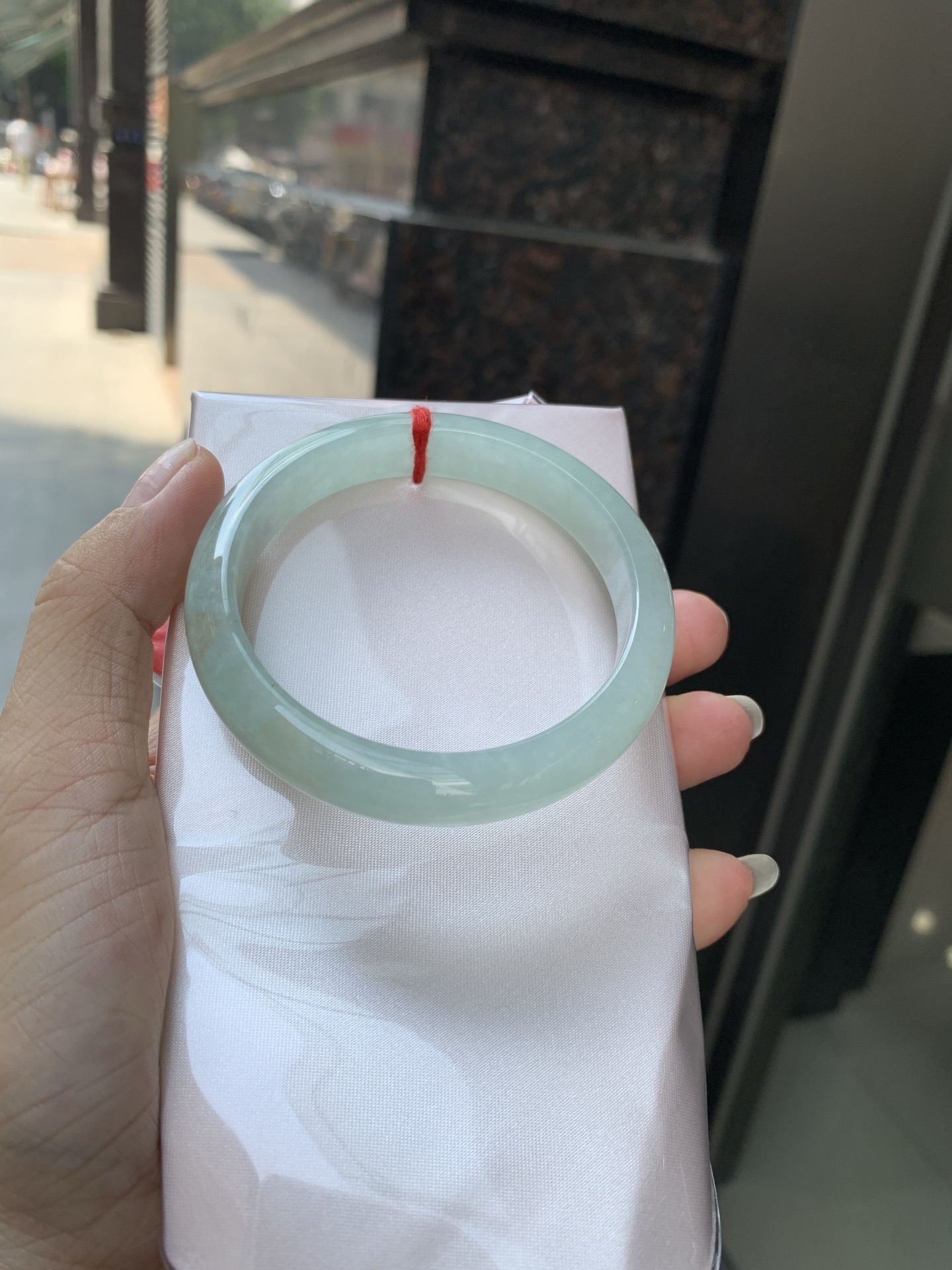 晴绿底洒金正圈 56-7.4-11.1 0913-N1560 打灯棉线