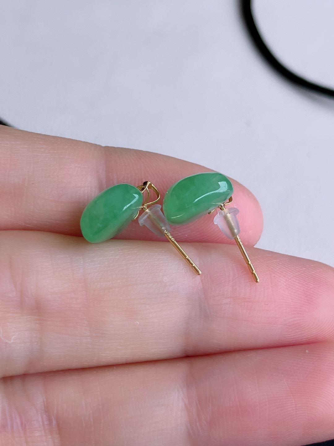 ️底色印印耳钉，简约时尚，尺寸11.5/9/5/自然光实拍
