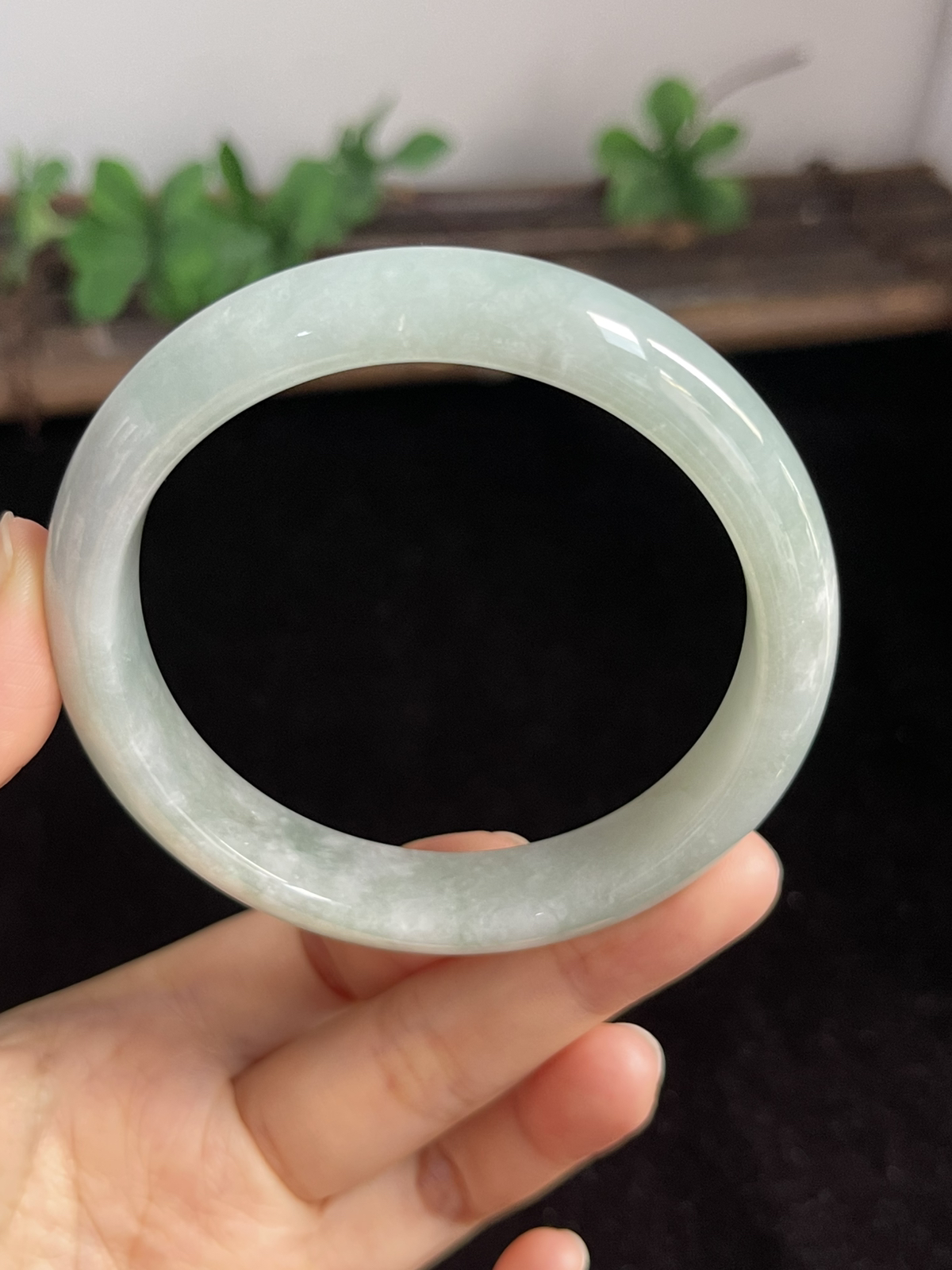 正圈58圈口，翡翠手镯