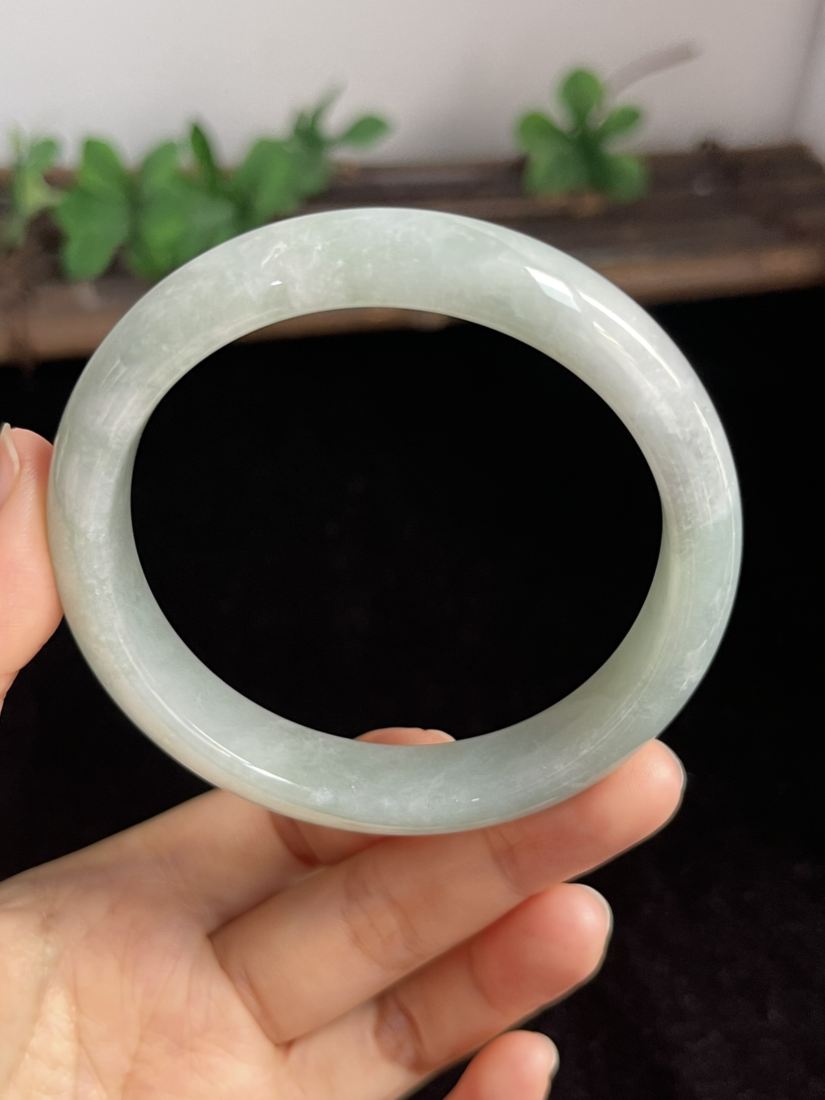 正圈58圈口，翡翠手镯
