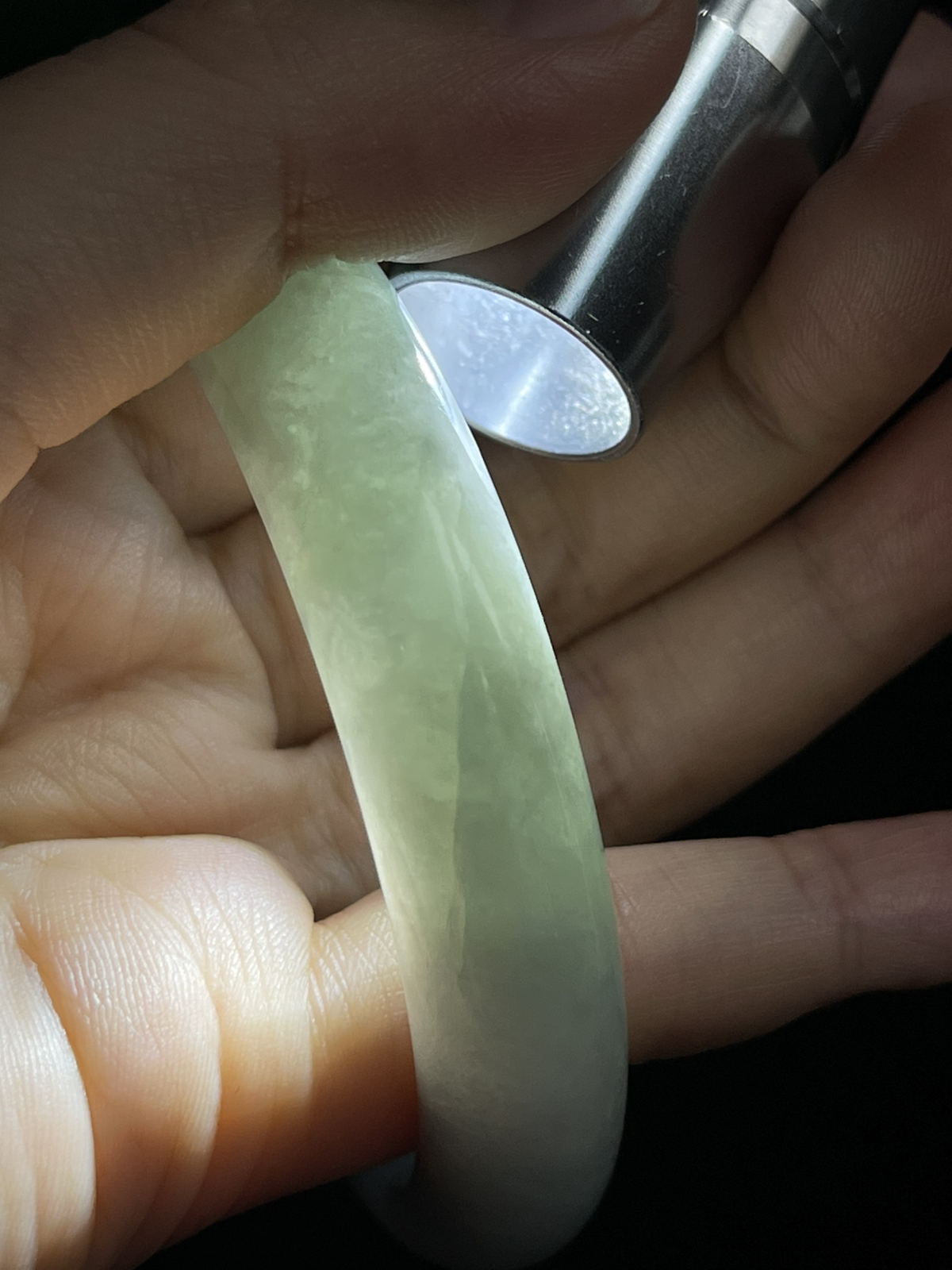 正圈58圈口，翡翠手镯