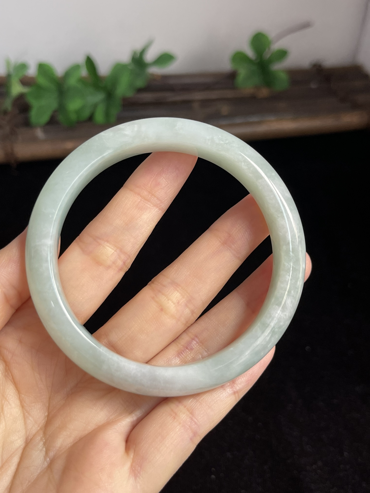 正圈58圈口，翡翠手镯
