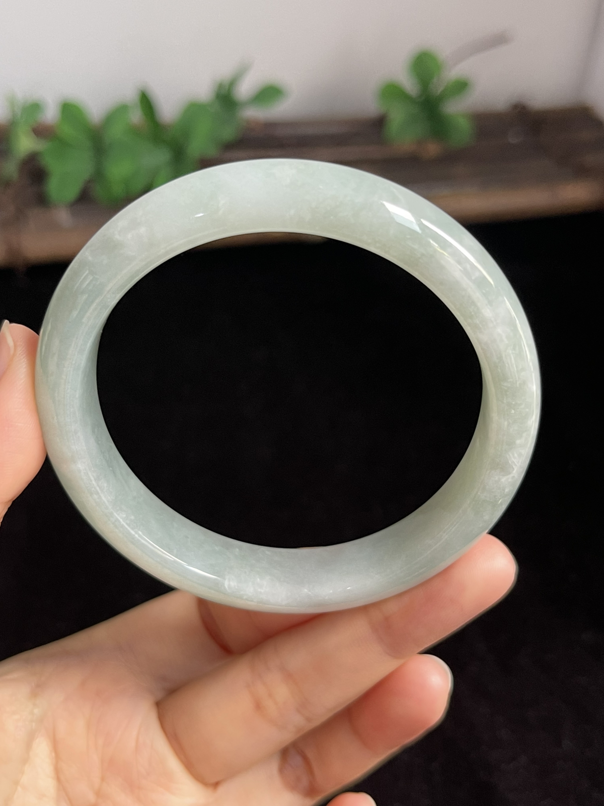 正圈58圈口，翡翠手镯