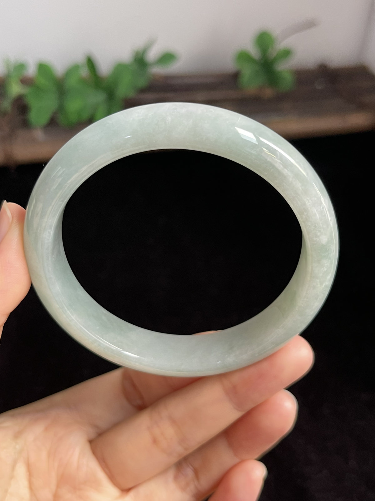 正圈58圈口，翡翠手镯