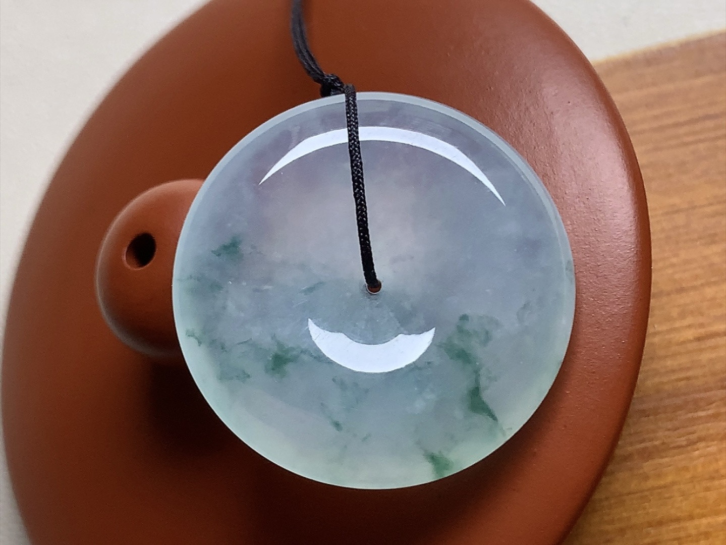 ️ 冰种飘花怀古 飘花素雅，种水，无裂尺寸25*5.3
