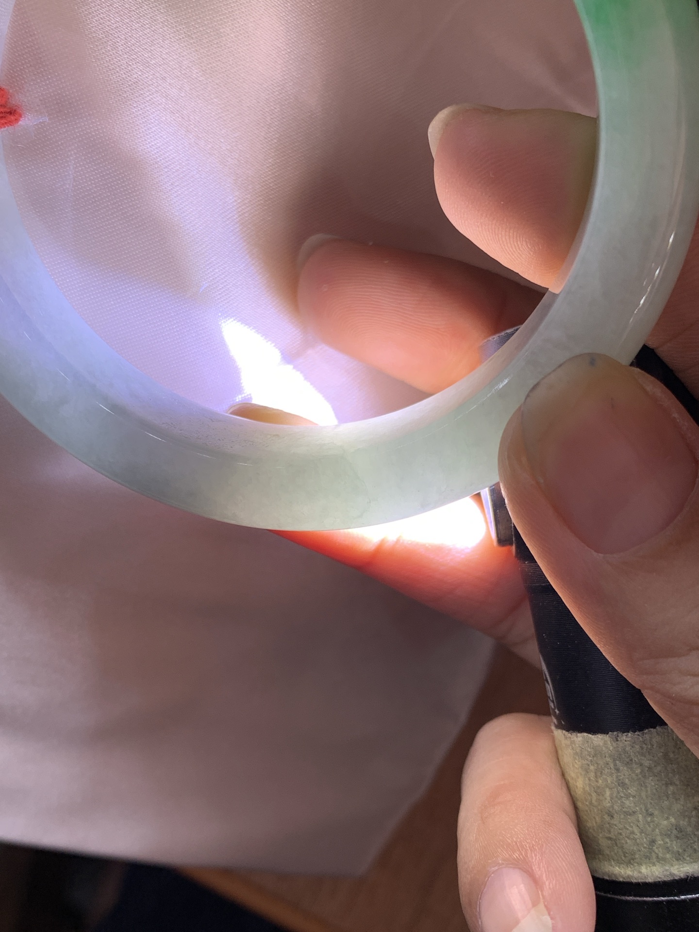 白底青正圈 58.3-9.1-11.8 0912-615-44 打灯细纹，不影响