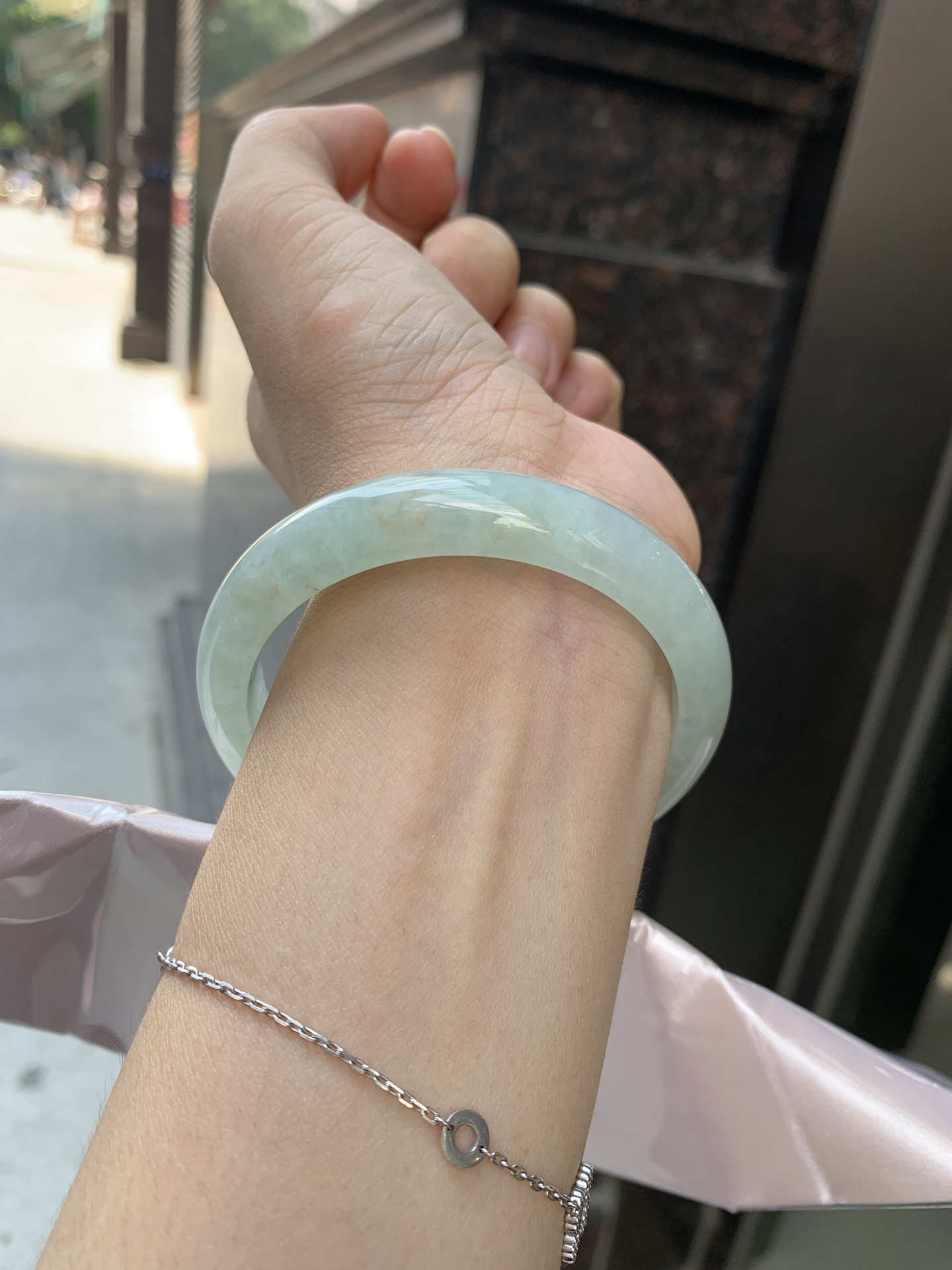 晴绿底洒金正圈 56-7.4-11.1 0913-N1560 打灯棉线